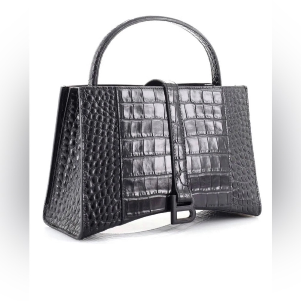 Balenciaga Hourglass Croc Bag